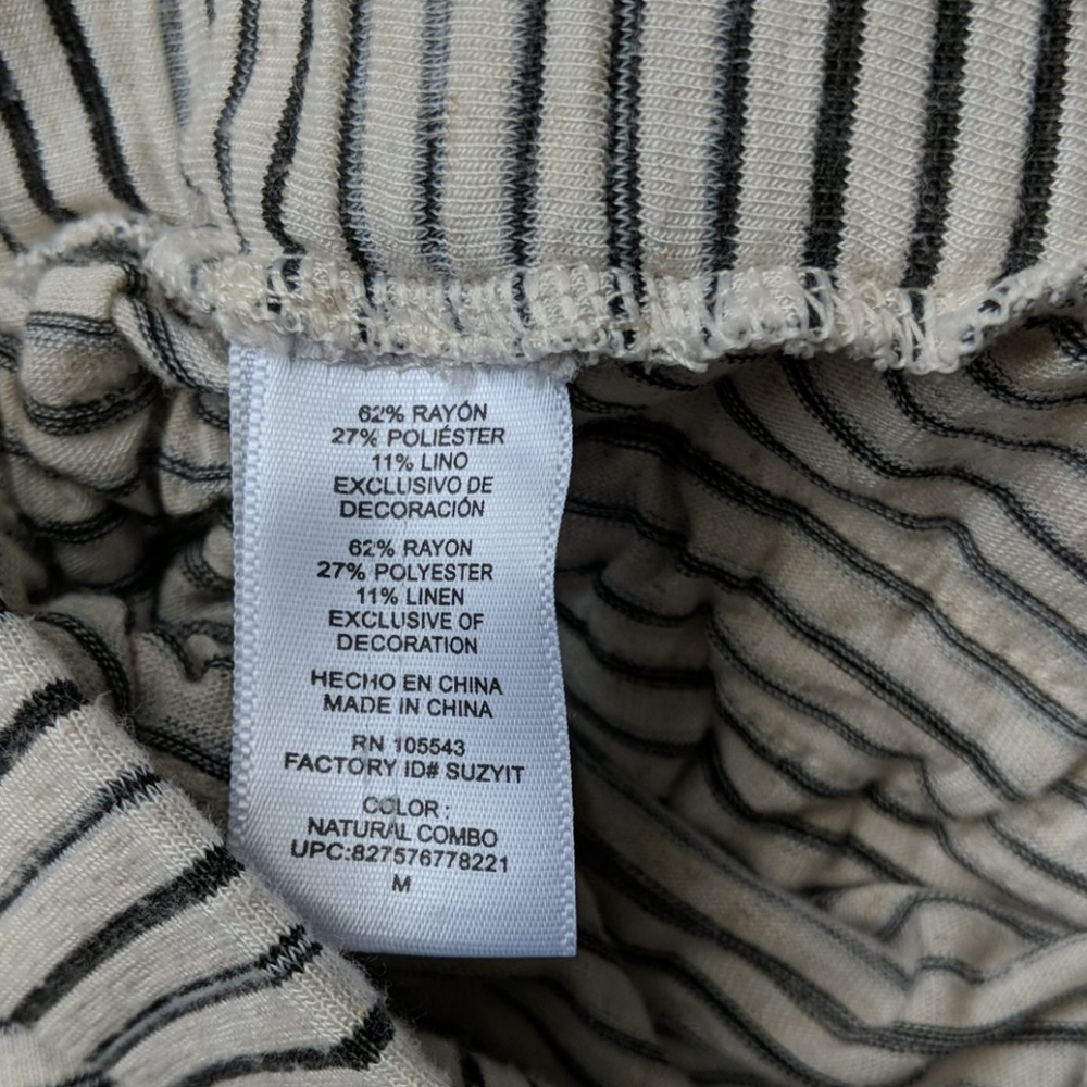 NWOT Derek Lam Soft Striped Shorts - Picture 6 of 6